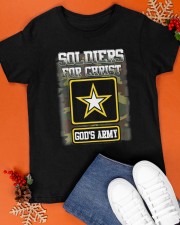 God's Army Soldiers For Christ Classic T-Shirt apparel-classic-tshirt-lifestyle-front-83