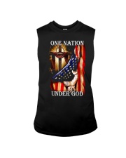 One Nation Under God Distressed Flag Sleeveless Tee tile