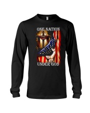 One Nation Under God Distressed Flag Long Sleeve Tee tile