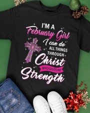 February girl christ strength Classic T-Shirt apparel-classic-tshirt-lifestyle-back-69