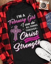 February girl christ strength Classic T-Shirt apparel-classic-tshirt-lifestyle-front-163