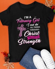 February girl christ strength Classic T-Shirt apparel-classic-tshirt-lifestyle-front-83