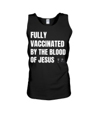 Fully Vaccinated By The Blood Of Jesus Unisex Tank tile
