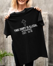 Illegal Shirt Christian Design Pullover Classic T-Shirt apparel-classic-tshirt-lifestyle-front-117