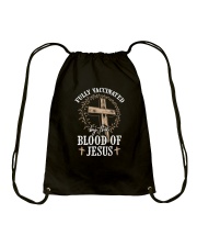 Fully Vaccinated By The Blood Of Jesus Drawstring Bag tile