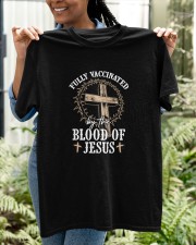 Fully Vaccinated By The Blood Of Jesus Classic T-Shirt apparel-classic-tshirt-lifestyle-front-130