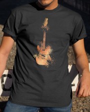 Guitar Motif Silhouette Classic T-Shirt apparel-classic-tshirt-lifestyle-28