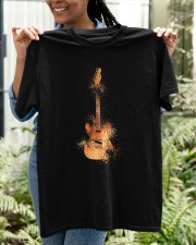 Guitar Motif Silhouette Classic T-Shirt apparel-classic-tshirt-lifestyle-front-130