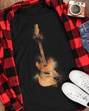 Guitar Motif Silhouette Classic T-Shirt apparel-classic-tshirt-lifestyle-front-163