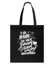Hairdresser Jesus Tote Bag tile
