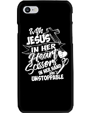 Hairdresser Jesus Phone Case tile