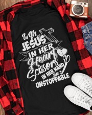Hairdresser Jesus Classic T-Shirt apparel-classic-tshirt-lifestyle-front-163
