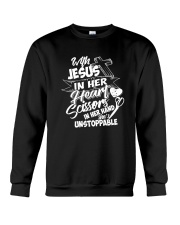Hairdresser Jesus Crewneck Sweatshirt tile