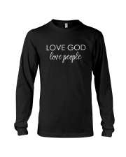 Love God People Christian Bible Long Sleeve Tee tile