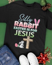 Rabbit Easter Is For Jesus Easter Classic T-Shirt apparel-classic-tshirt-lifestyle-back-69