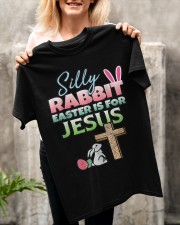 Rabbit Easter Is For Jesus Easter Classic T-Shirt apparel-classic-tshirt-lifestyle-front-117