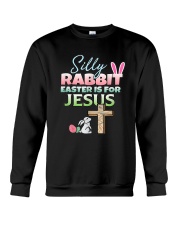 Rabbit Easter Is For Jesus Easter Crewneck Sweatshirt tile