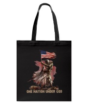 One Nation Under God American Christian Tote Bag tile