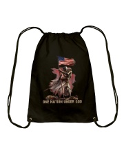 One Nation Under God American Christian Drawstring Bag tile