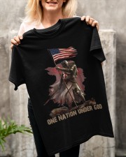 One Nation Under God American Christian Classic T-Shirt apparel-classic-tshirt-lifestyle-front-117