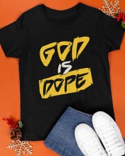 Christian God is Dope Classic T-Shirt apparel-classic-tshirt-lifestyle-front-83