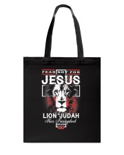 Fear Not For Jesus The Lion Of Judah Tote Bag tile