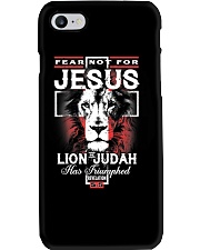 Fear Not For Jesus The Lion Of Judah Phone Case tile