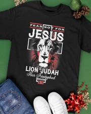 Fear Not For Jesus The Lion Of Judah Classic T-Shirt apparel-classic-tshirt-lifestyle-back-69