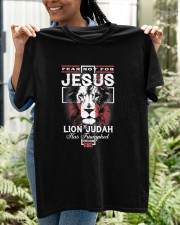 Fear Not For Jesus The Lion Of Judah Classic T-Shirt apparel-classic-tshirt-lifestyle-front-130