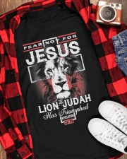 Fear Not For Jesus The Lion Of Judah Classic T-Shirt apparel-classic-tshirt-lifestyle-front-163