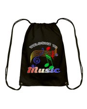 Welcome to Music Drawstring Bag thumbnail