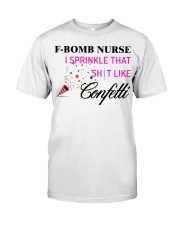 F-Bomb Nurse Classic T-Shirt front
