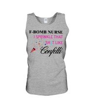 F-Bomb Nurse Unisex Tank thumbnail