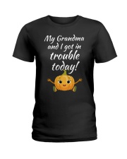 GRANDAUGHTER-GRANDAUGHTER-GRANDAUGHTER-GRANDAUGHTE Ladies T-Shirt thumbnail