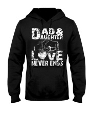 GIFT FOR HUSBAND AND DAUGHTER Hooded Sweatshirt thumbnail
