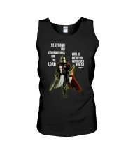 Be strong and courageous for the lord Unisex Tank thumbnail