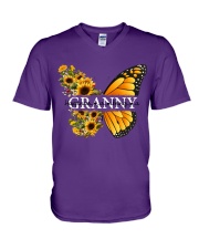 Happiness Is Being A Granny V-Neck T-Shirt tile
