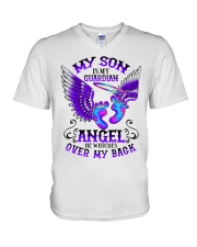 My Son V-Neck T-Shirt tile