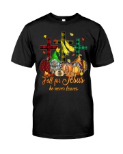 Fall For Jesus Classic T-Shirt front