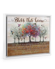 Bless This Home 14x11 White Floating Framed Canvas Prints thumbnail