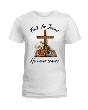 Fall For Jesus Ladies T-Shirt tile