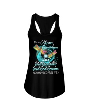 I'm a Mom Grandma and a Great Great Grandma Ladies Flowy Tank tile