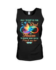 My Dad Unisex Tank tile