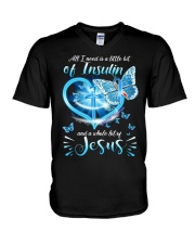 Jesus V-Neck T-Shirt tile