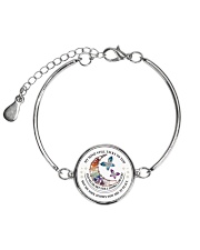 MY MIND STILL TALKS TO YOU Metallic Circle Bracelet thumbnail