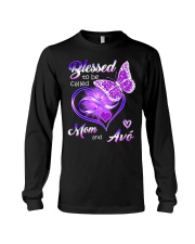 Blessed To Be Called Mom and Avó Long Sleeve Tee tile