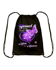 Blessed To Be Called Mom and Maemae Drawstring Bag tile