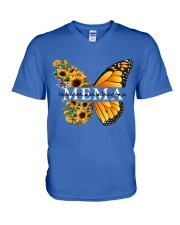 Happiness Is Being A Mema V-Neck T-Shirt tile