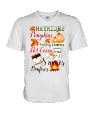 Pumpkin V-Neck T-Shirt tile