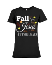Fall For Jesus Premium Fit Ladies Tee tile